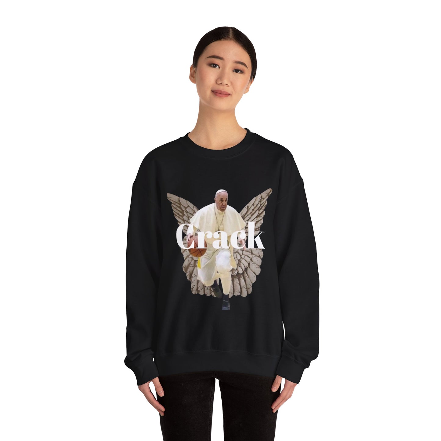 Unisex Heavy Blend™ Crewneck with Angel Wings